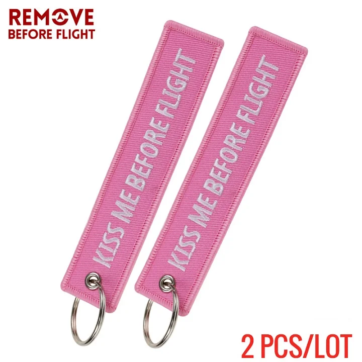 Kiss Me Before Flight Key Chain03
