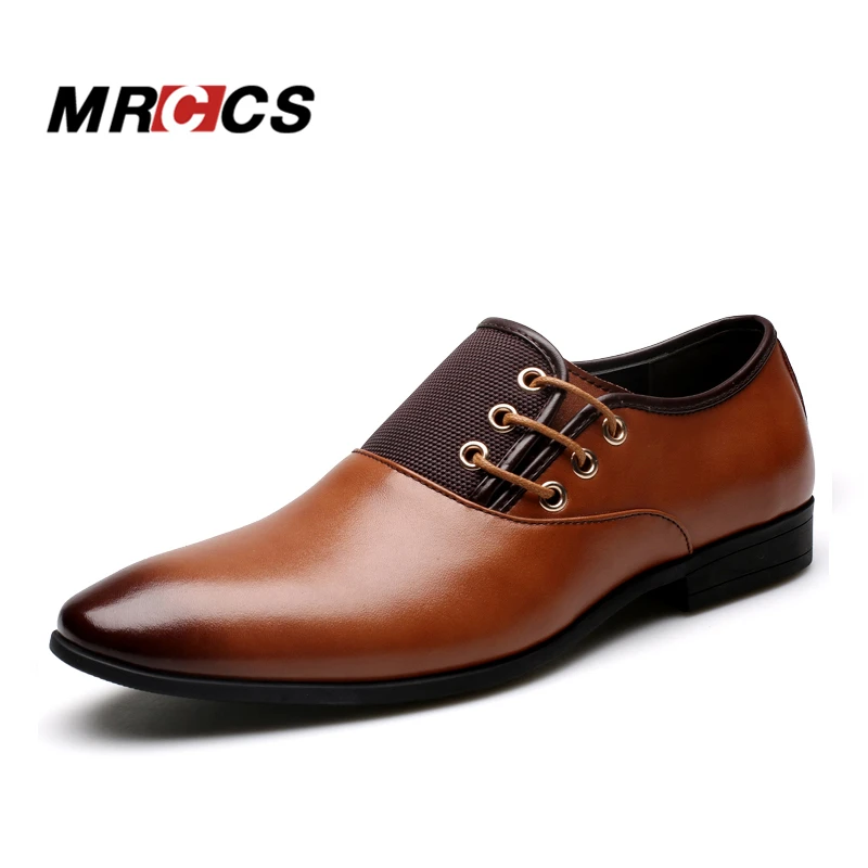 MRCCS/Новые Нежные мужские модные модельные туфли кожаные туфли-оксфорды