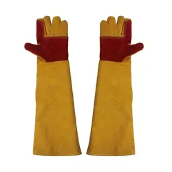 1 пара, удлинение рабочие перчатки, электросварки Пайка, безопасность труда, защитные перчатки, металлические промышленные тактические