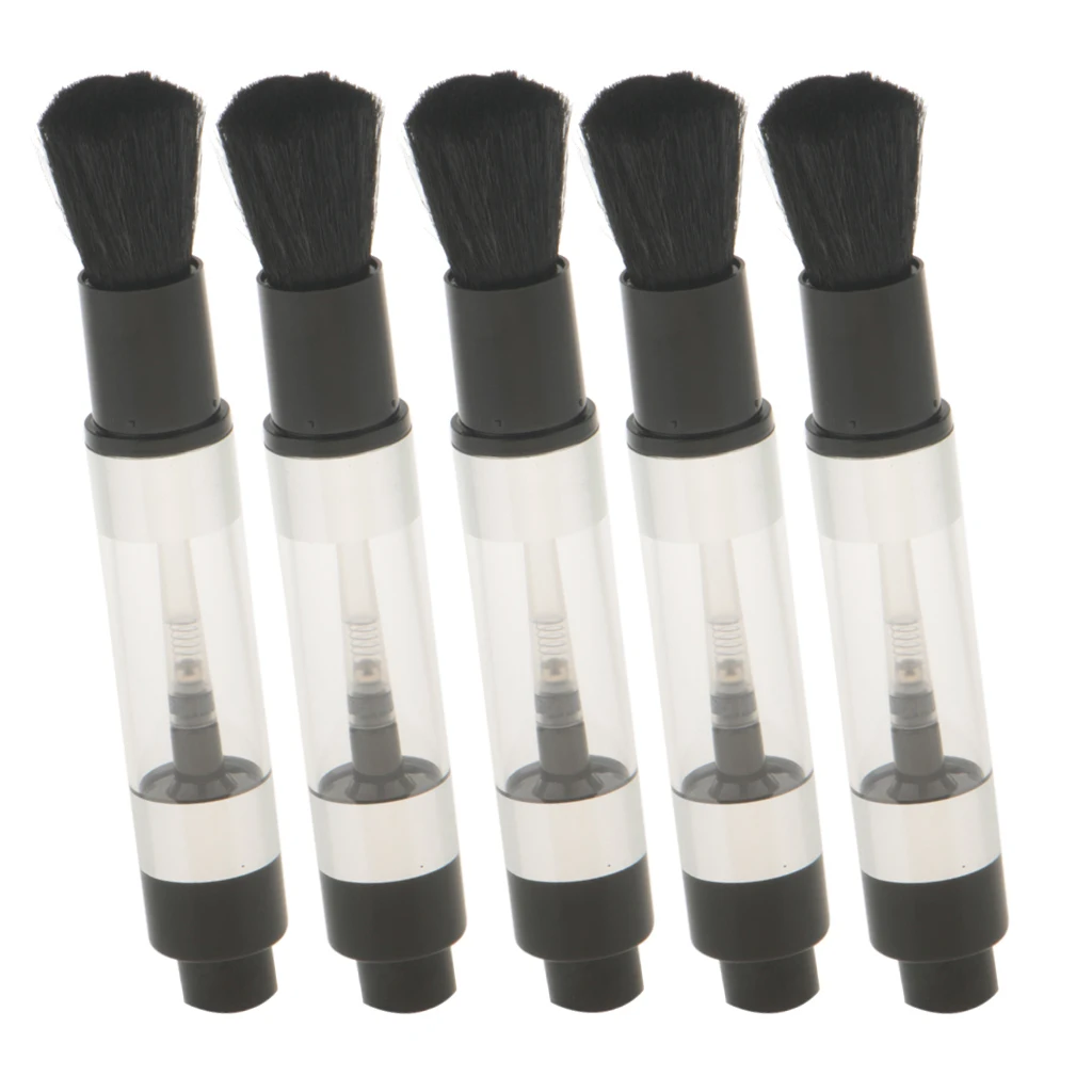 

5pcs/set Dismountable Retractable Loose Powder Foundation Makeup Brush for Powders Applicator Retractable Loose Powder Brush