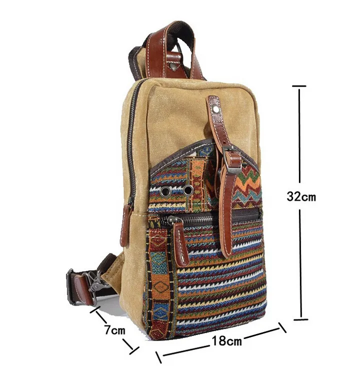 Etn сумка Горячая бренд высокого качества унисекс этнический принт Женская Мужская нагрудная сумка маленькая сумка через плечо