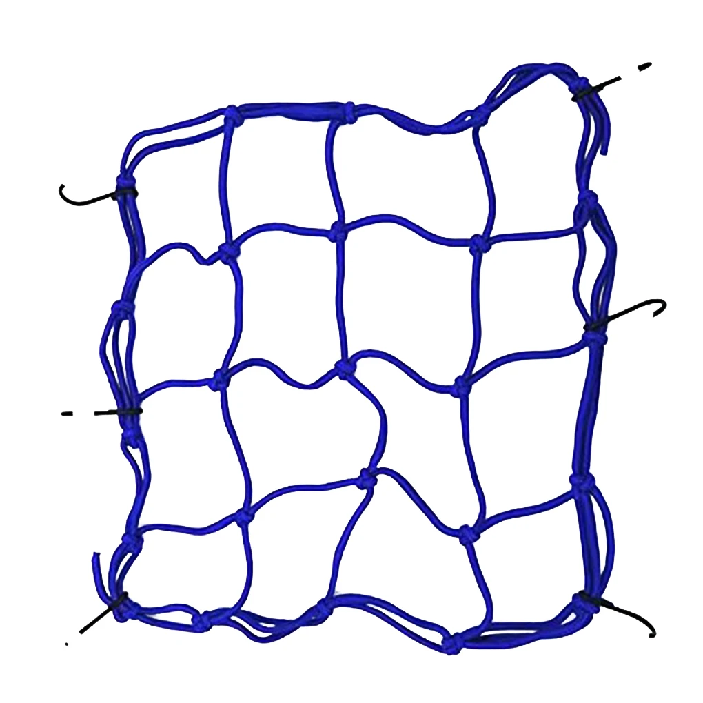 Грузовая сетка для мотоциклетного шлема, горный велосипед, 6 крючков, багажная посылка, грузовая сетка, чехол для груза, шнур - Цвет: 03