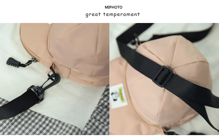 Menghuo New Hot Model Hat Shape Women Nylon Crossbody Bag Cute Handbags Shoulder Bags Creative Lady Messenger Cross body Bags00_36