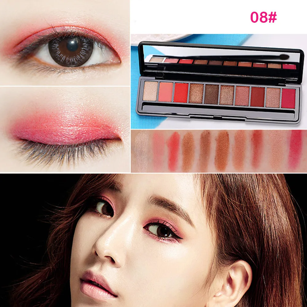 GECOMO 10 Colors Eyeshadow Palette Luxury Golden Pearl Matte Nude Eye Shadow 0509MZH GECOMO 10 Colors Eyeshadow Palette Luxury Golden Pearl Matte Nude Eye Shadow 0509MZH
