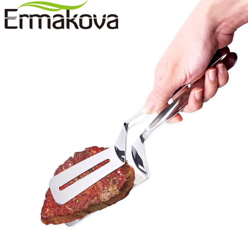 Щипцы ERMAKOVA из нержавеющей стали для барбекю лопата жареного стейка Жарки Рыбы