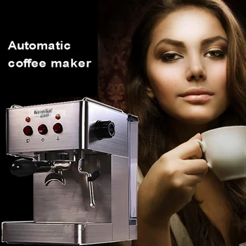 

CRM3005 Semi Automatic Espresso Coffee Maker Italian Coffee Machine Stainless Steel Steam Type Cafe Mocha Espresso Coffee Maker