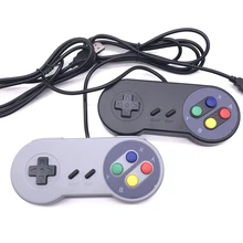 USB пульт управления игровой пульт джойстик геймпад контроллер управления для nintendo WII геймпад SNES для Windows PC для MAC компьютера Горячий