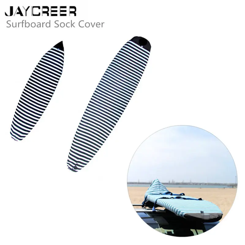 

JayCreer Surfboard Sock Cover - Light Protective Bag for Your Surf Board [Choose Size and Color]