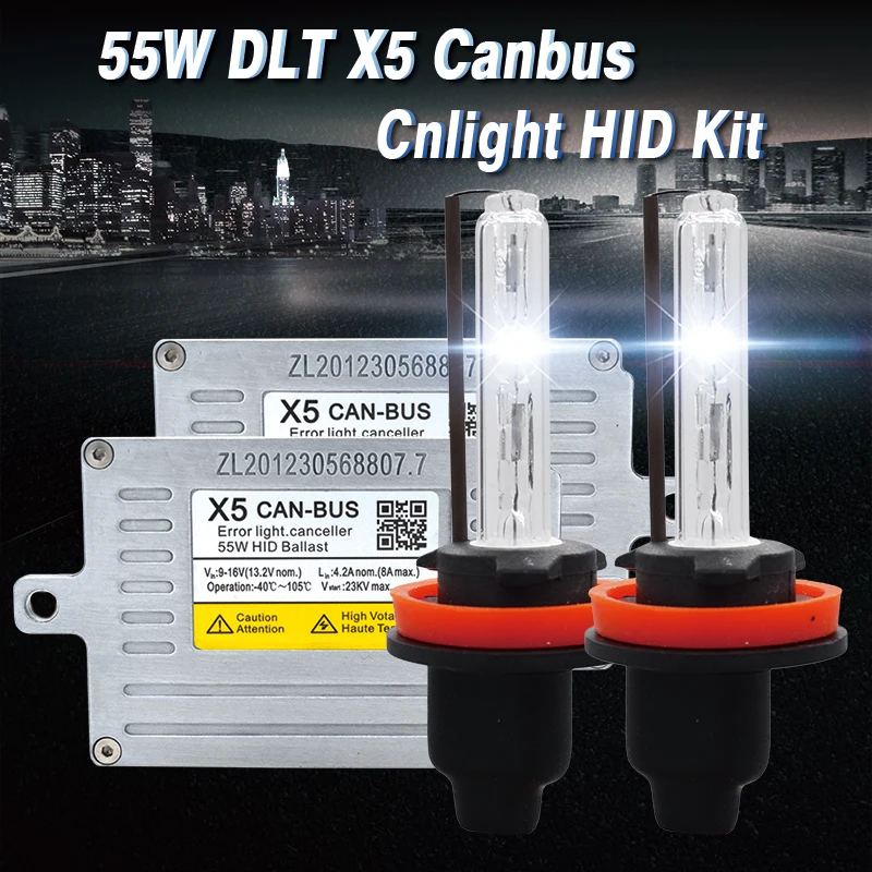 SKYJOYCE 55W Canbus HID Kit Original DLT X5T Canbus HID Ballast 4300K