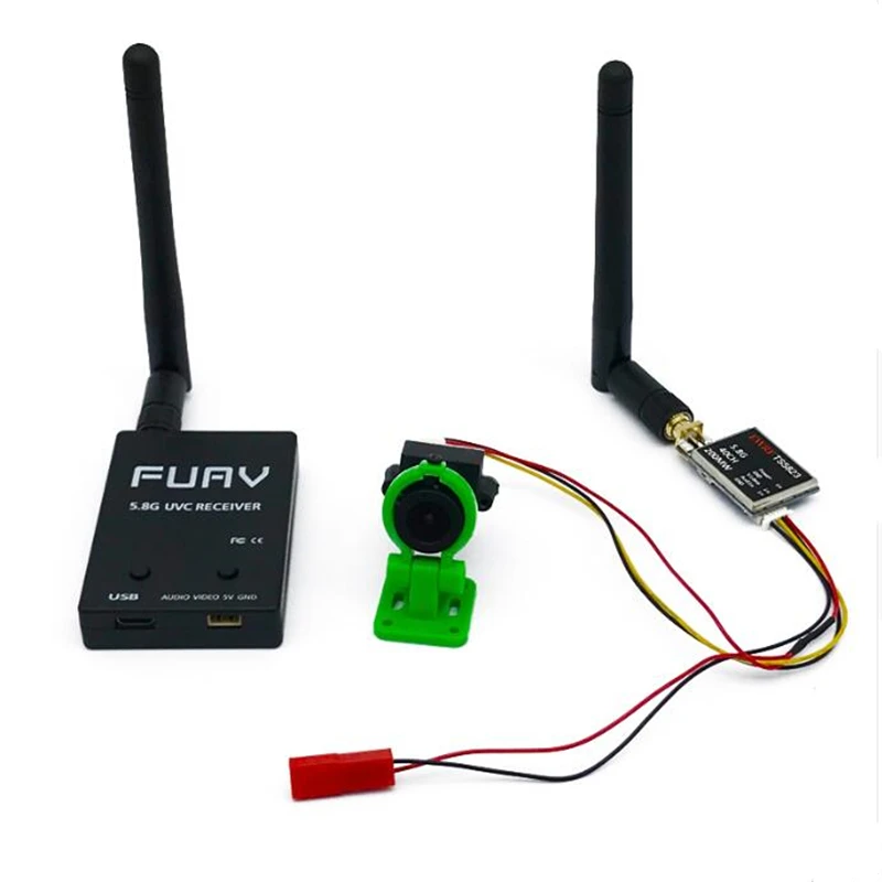 

Easy to use 5.8G FPV Receiver UVC Video Downlink OTG VR Android Phone+Video 200/600mw Transmitter TS5823+CMOS 1000TVL Camera