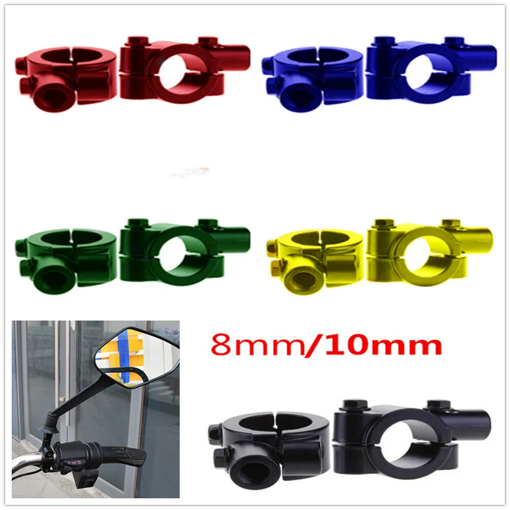 

2Pc 8MM 10MM Motorcycle RearView new Mirror Holder Adapter Base Stand for SUZUKI DL650 VSTROM DR 650 S SE SV650 S GSXR1000