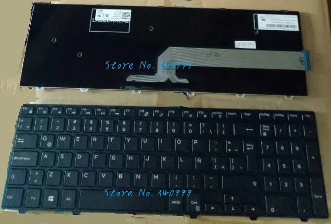 Новая латиноамериканская клавиатура для ноутбука Dell Inspiron 15 5000 3541 3542 3543 3551 3552 3555 3558