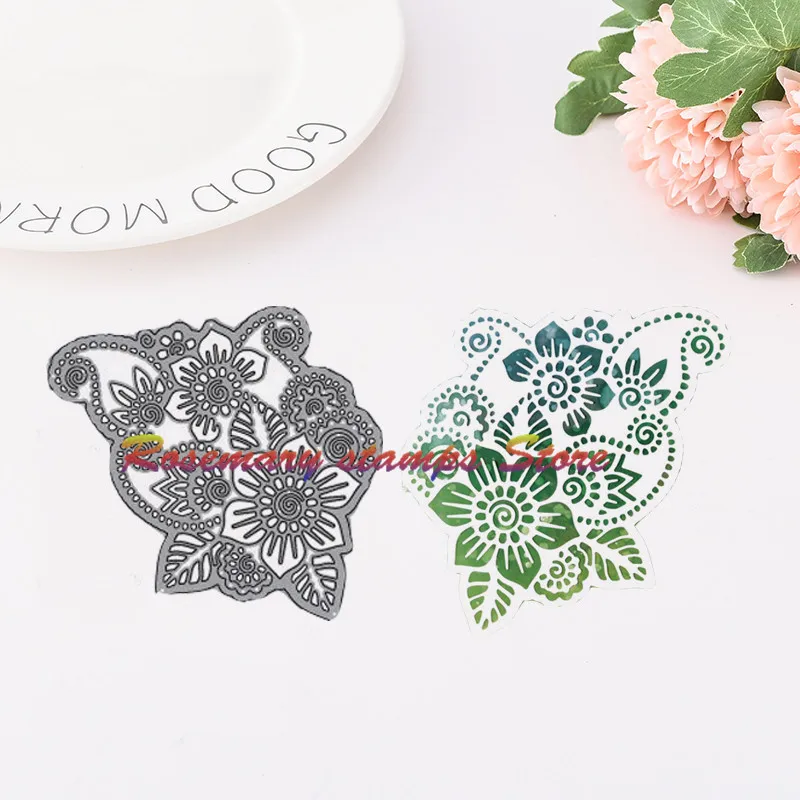 Rosemary stamps The Flower Metal Cutting Dies Stencils for Scrapbooking Album stamps Decorative