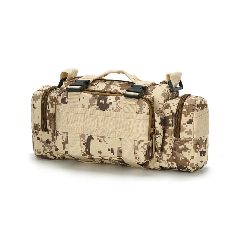 Высокое качество Оксфорд нагрудная сумка для мужчин женщин Камуфляж Водонепроницаемый Molle поясные сумки на плечо Военная тактика Кроссбоди - Цвет: Desert Digital