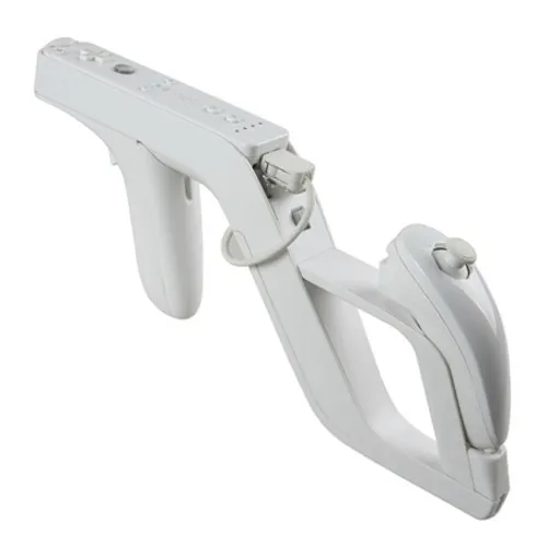 

100% New White Light Gun for Nintendo Wii Remote Control Free Shipping