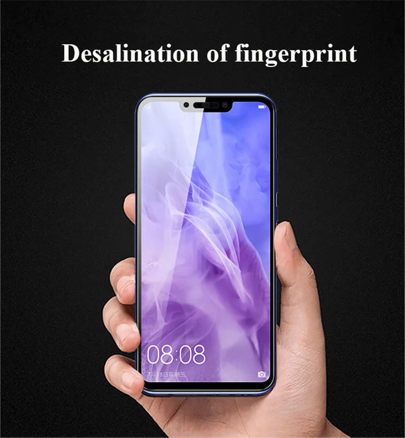 2 шт ЖК экран протектор Huawei Nova 3i полное клеевое стекло 2.5D покрытие закаленное для P
