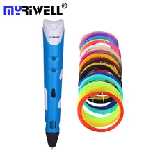 Высокое качество 3d печать pen1.75mm abs/pla smart 3d рисунок пером перо + свободной нити + адаптер творческий подарок для дети дизайн живопись