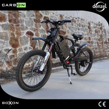 Electric motorcycles Carbon fiber electric mountain bike 60v lithium battery rear 2000w motor drive LCD smart electric ebiike