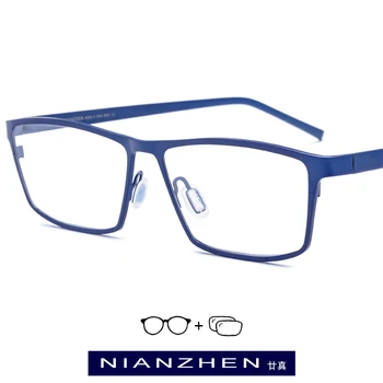 

Pure Titanium Eyeglasses Frame Men Square Myopia Optical Frames Prescription Glasses for Men Vintage Spectacles Eyewear 1170