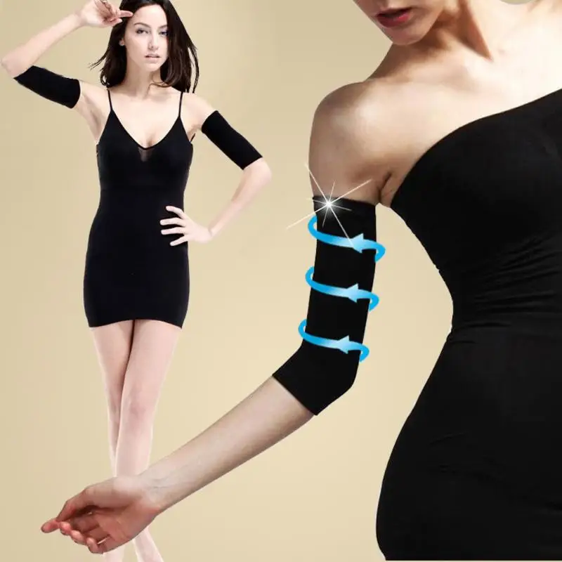 1 пара тонкие предплечья руки моделирующее белье для рук сжигающий жир Пояс компрессионные женские аксессуары для одежды модные гетры рука