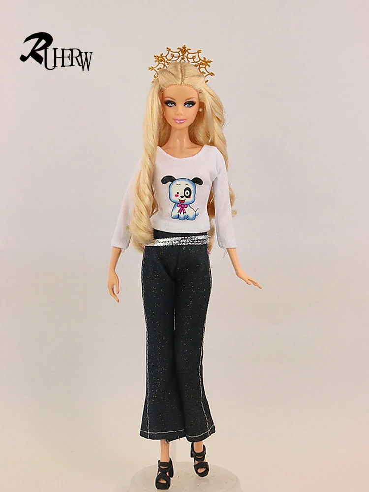 5 шт./лот Новая модная повседневная юбка платье принцессы Одежда для куклы Барби