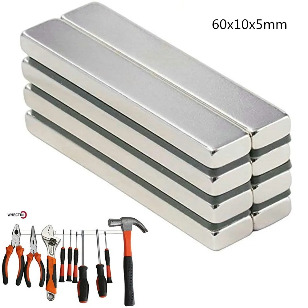 

Oil Filter Magnet 60x10x5 mm NdFeB Block Anti Rust Water Pipe Filter Magnets Kitchen Garage Tool Holder US Prime Shipping 8pcs