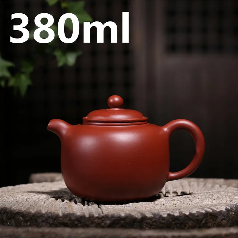 

Yixing Purple Clay Tea Pot 380ml Chinese Tea Set Kettle Ceramic Zisha Teapots Set Handmade Kung Fu Pot Porcelain Tea Ceremony