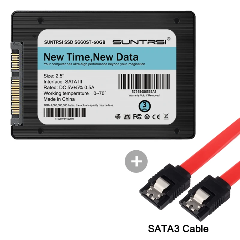 Suntrsi S660ST SSD 60G Внутренний твердотельный диск высокая скорость 120 г 240 2 5 дюймов