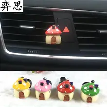 Гриб стиль прекрасная леди автомобиль духи Изысканный автомобиль освежитель воздуха пластиковый гриб Дом Автомобиль Стайлинг украшения духи клип