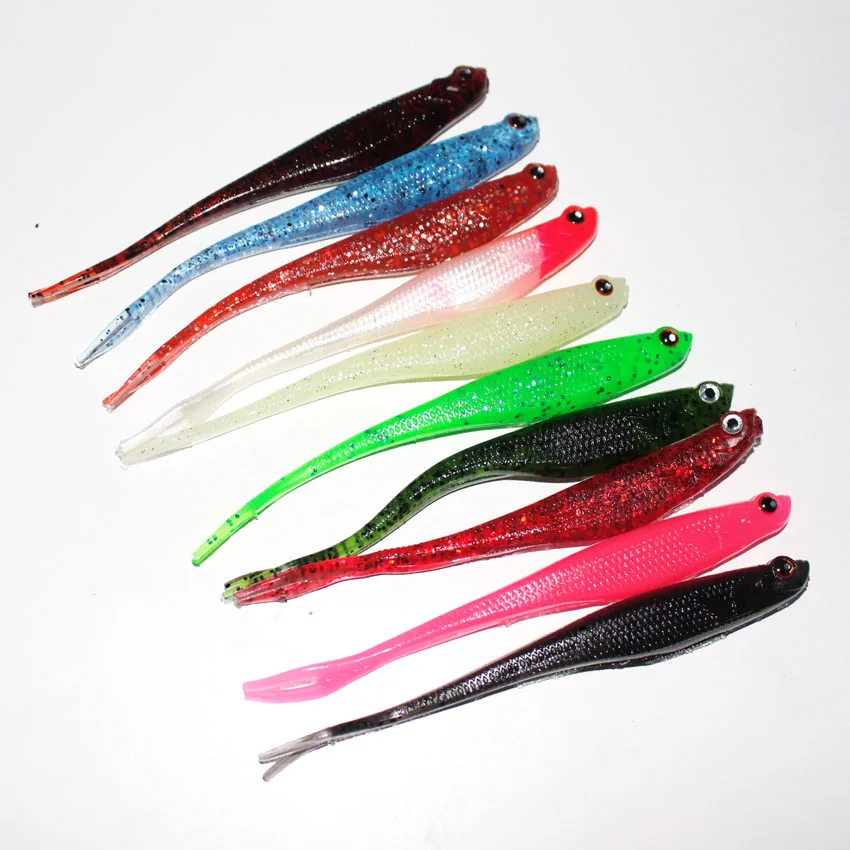 Buy 8pcs/lot 13cm 8.2g soft fishing bait isca