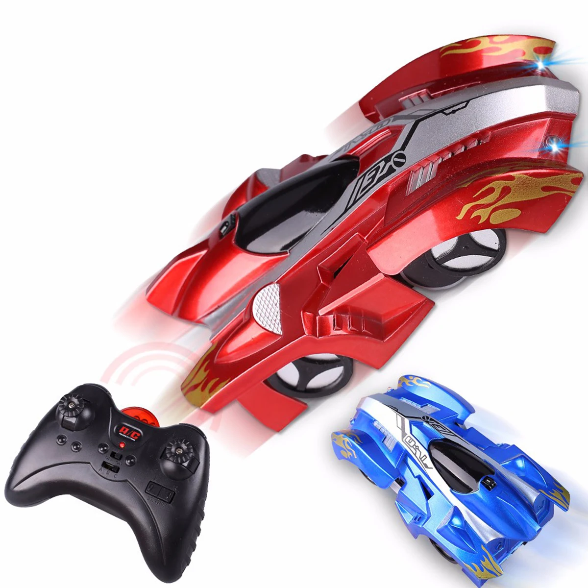 best RC Cars Wall Climbing Cars  RC PowerLead Page Remote Control Anti Gravity Ceiling Racing Car LED Lights 360 Rotating Stunt Toys remote control cars & trucks