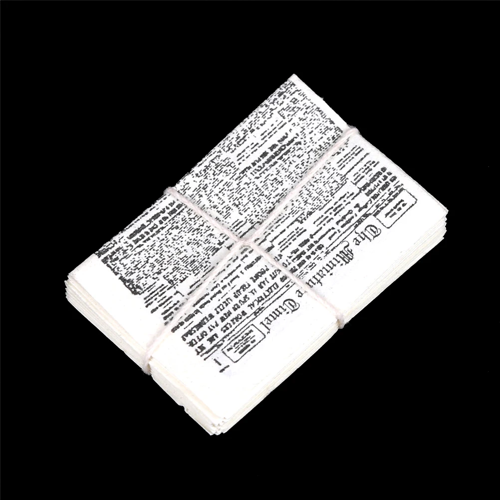

Accessories Dollhouse Miniature Decoration Furniture Toys 1:12 Simulation 1 Bundle Of Newspaper For Children Pretend Play Toy