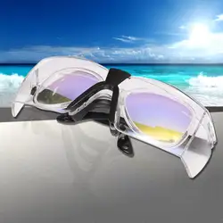 Очки профессиональные защитные co2 лазерной 10600nm очки Очки очки дважды Слои с Очки ткань чехол