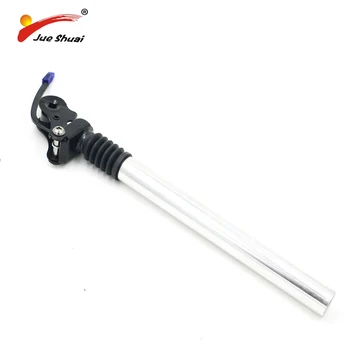 

Silver Black color aluminum alloy mountain Bicycle Seat Post Pipe Tube Shock Absorbers and Flip buckle bike Saddle seatpost