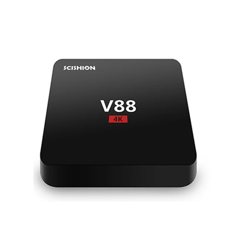 Scishion V88 Android 5.1 Smart TV Box 4 К Rockchip 3229 1 г/8 г USB 2 Wi Fi полный загружено Quad Core 1.5 ГГц media player