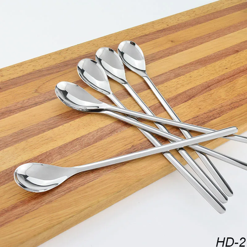 Buy 6pcs 9'' Stainless Steel Long handle Iced Tea