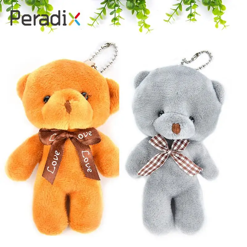 Plush Bear Keychain Keyring Child Gift Handbag Backpack Decoration