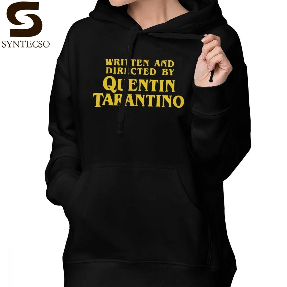 

Written And Directed By Quentin Tarantino Hoodie Written And Directed Hoodies Cotton Simple Hoodies Women Pullover Hoodie
