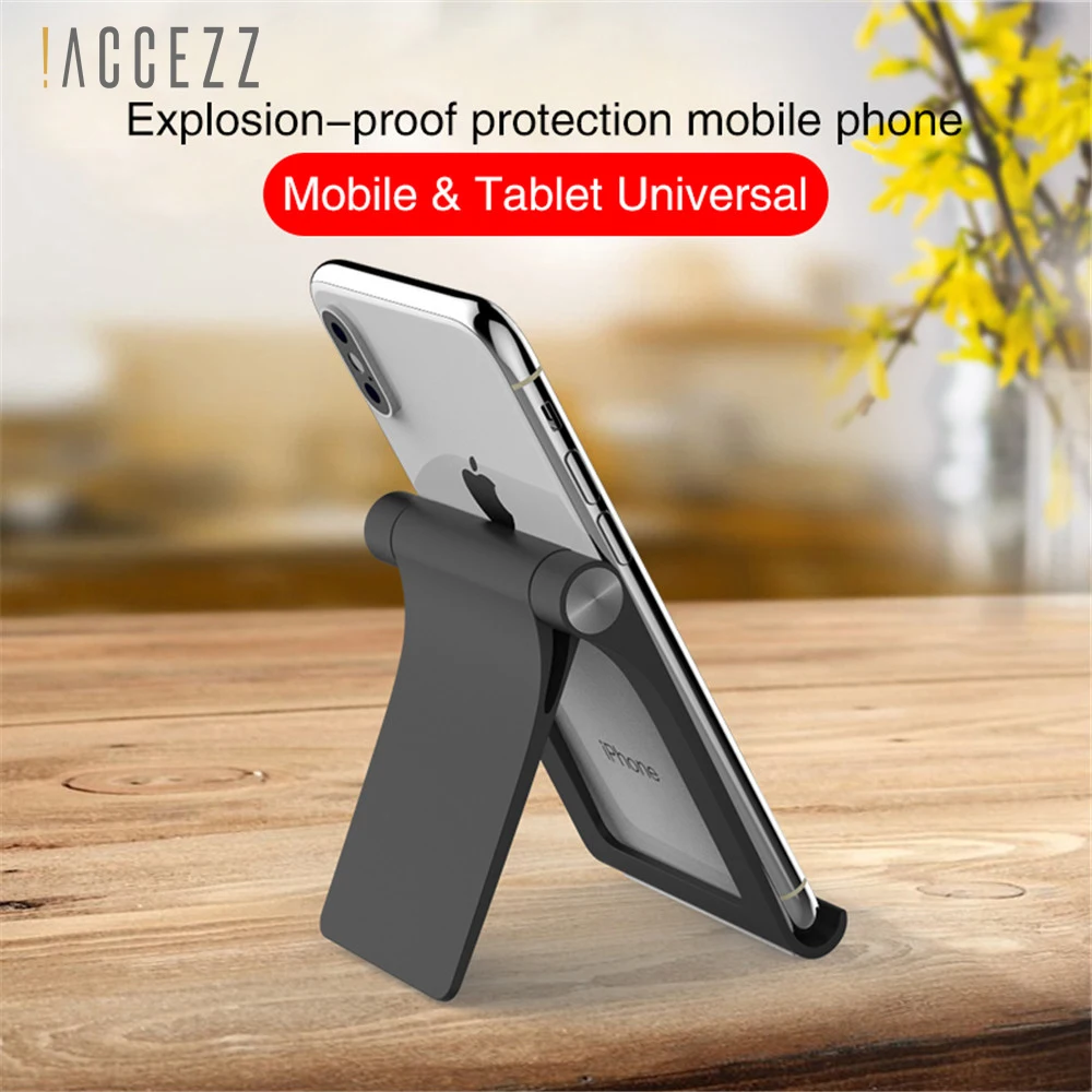 ! ACCEZZ держатель для телефона Подставка iPhone 7 8 Plus X Жесткий ПК Универсальный