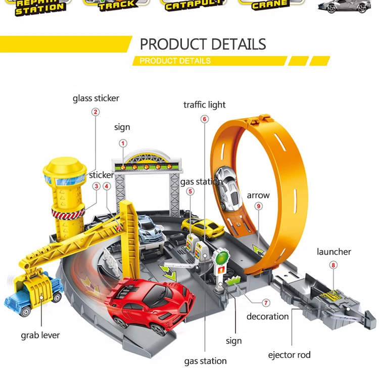 14 Assemble Railway Rail Car Toy