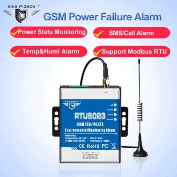 

RTU5023 GSM Environment Alarm System Power Status Monitoring Temperature Humidity Sensor Supports Modbus RTU Over TCP