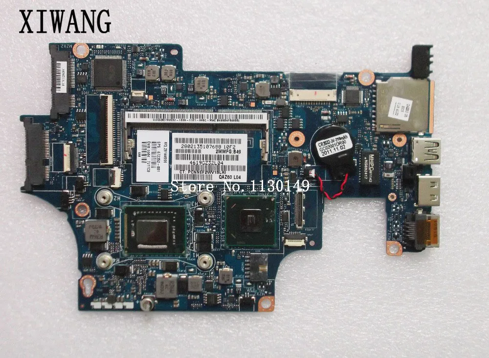 

672352-501 Free Shipping For HP Folio 13T 672352-001 Laptop Motherboard Mainboard with I5-2467 cpu 100%Tested