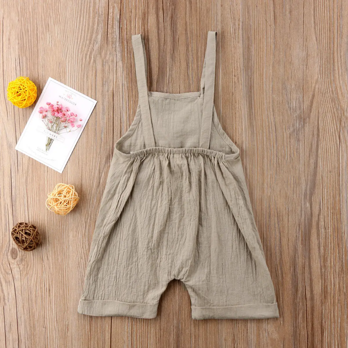 2018 Brand New Toddler Infant Newborn Kid Boy Girl Bib Pants Romper Jumpsuit Playsuit Outfit Solid Summer Clothes 0-3T