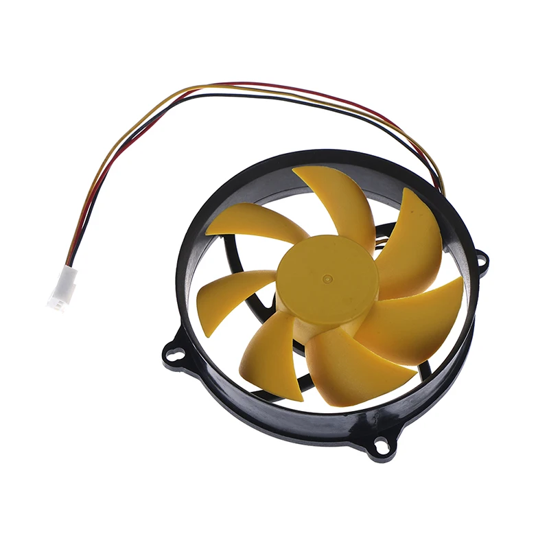 12 V 3PIN جولة التبريد مروحة كتم الأصفر شفرة وحدة المعالجة المركزية برودة PC إنتل ل AMD CPU تبريد تبريد غرفة تبريد الحرارة بالوعة مروحة 95*25 مللي متر 12 V 3PIN جولة التبريد مروحة كتم الأصفر شفرة وحدة المعالجة المركزية برودة PC إنتل ل AMD CPU تبريد تبريد غرفة تبريد الحرارة بالوعة مروحة 95*25 مللي متر
