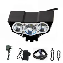 Перезаряжаемый велосипедный светильник 8800 мА/ч T6 светодиодный X3 велосипедный светильник дорожный передний велосипедный головной светильник Аксессуары для велосипеда