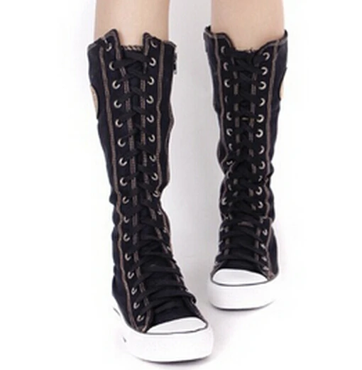 converse alte ginocchio