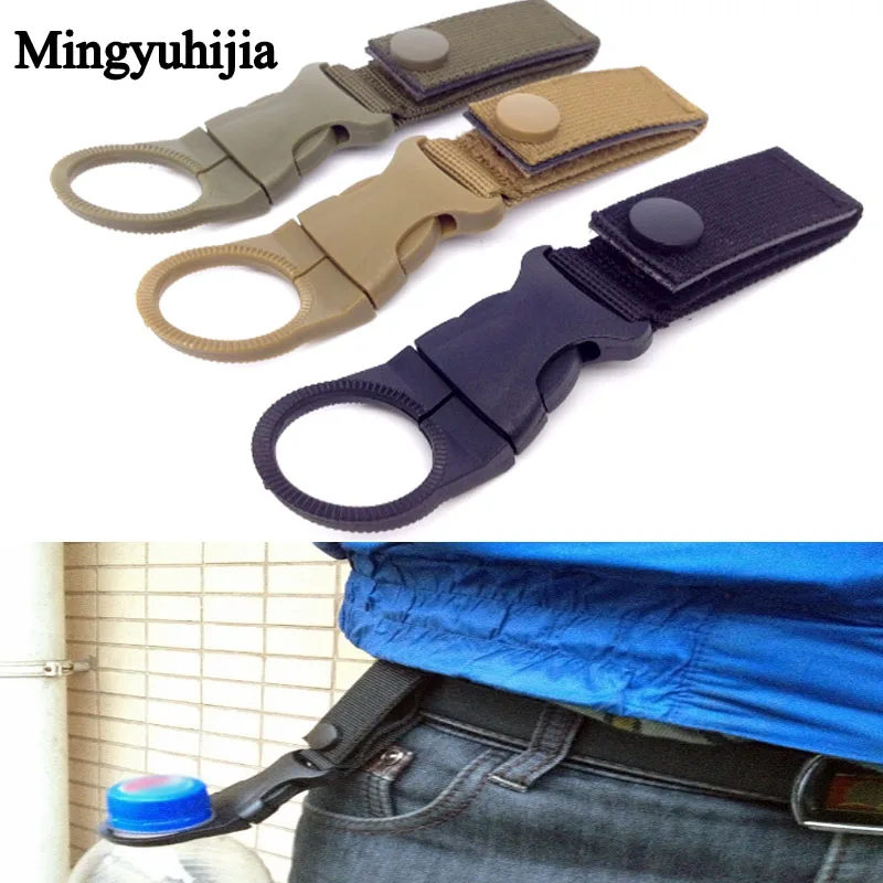 

Tactical Backpack Military Molle Clip Hook Water Bottle Holder Bushcraft Outdoor EDC Webbing Tool Bike accessory Climb Carabiner