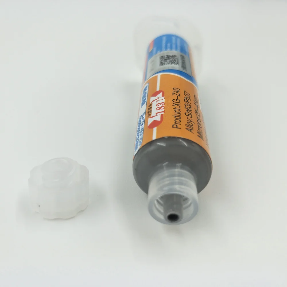 2 шт. 10CC Mechanic Оловянная флюс паяльной пасты Sn63/Pb37 25 45um шприц для PCB SMD мобильный