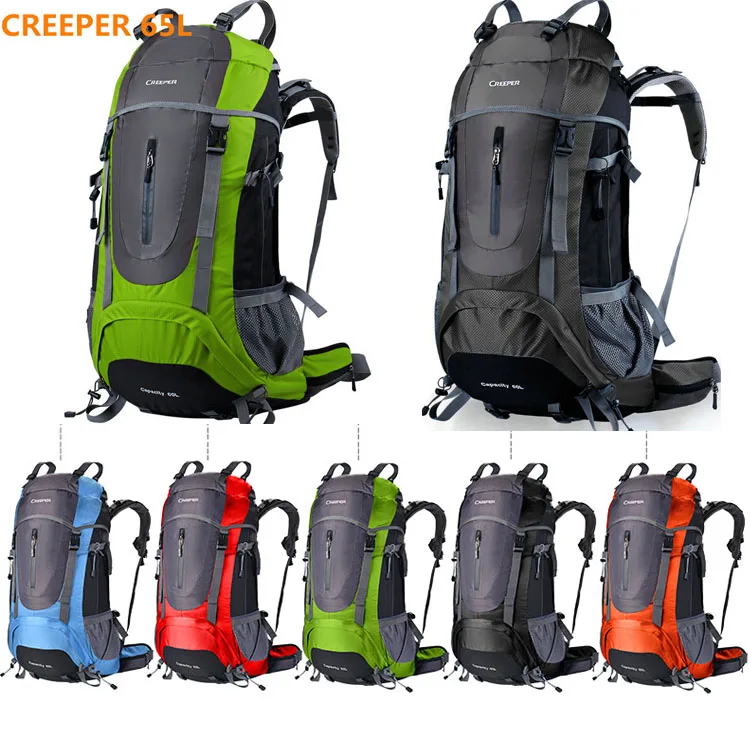 Creeper 60L Водонепроницаемый женский и мужской рюкзак для путешествий на открытом