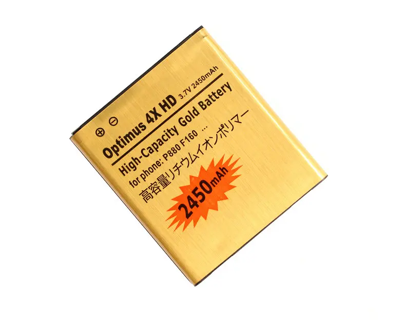 Аккумулятор для LG Optimus 4X HD P880 F160 F200L/S/K P765 P760 2450 мАч|bl 53qh|battery goldgold battery |